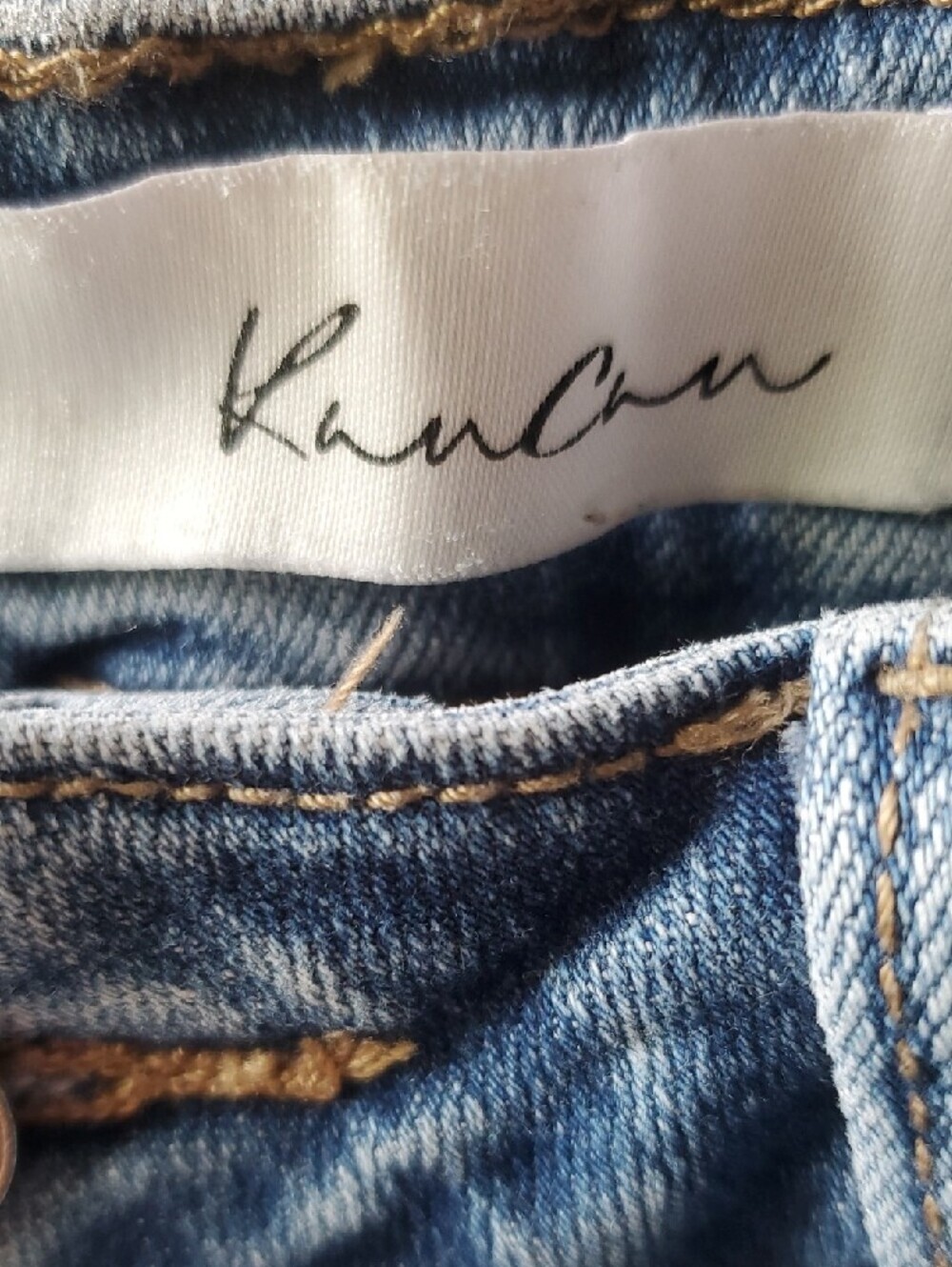 KanCan Light Blue Ripped Skinny Jeans 7/27 - Picture 2 of 11